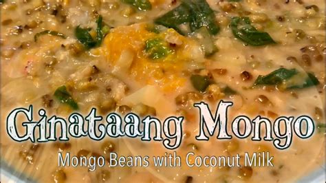 Ginataang Mongo | Mongo Beans & Coconut Milk | All Vegetables Nutritious Hearty Soup | Filipino ...