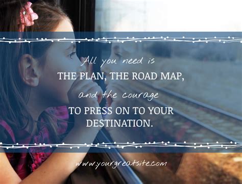 Motivational travel quote with Little Girl Online Postcard Template ...