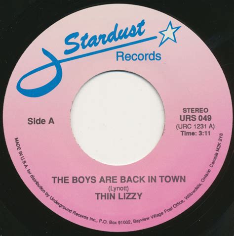 The Boys Are Back In Town (1994, Vinyl) | Discogs