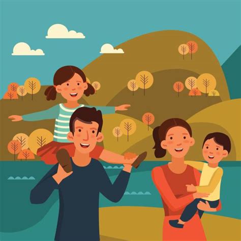 Family Autumn Illustrations, Royalty-Free Vector Graphics & Clip Art ...