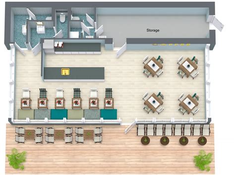 Sample Floor Plan For Bar Restaurant | Viewfloor.co
