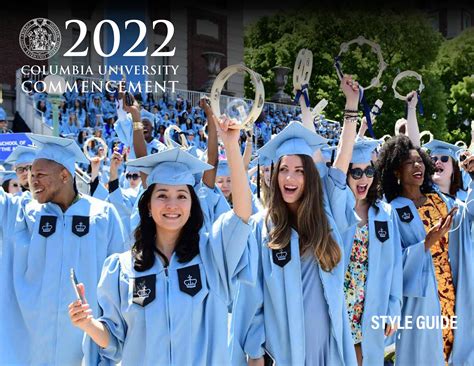 Commencement 2022 Style Guide by Columbia University - Issuu