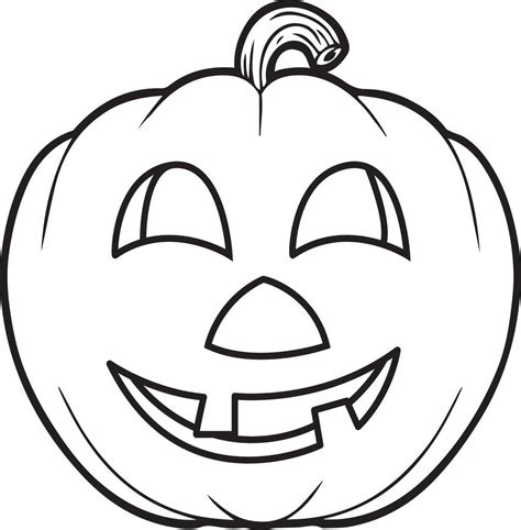 Printable Pumpkin Coloring Page for Kids #5 – SupplyMe Pumpkin Coloring ...