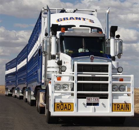 KENWORTH. T658, Cattle Road-Train in Australia.. | Grote vrachtwagens, Road train, Vervoer