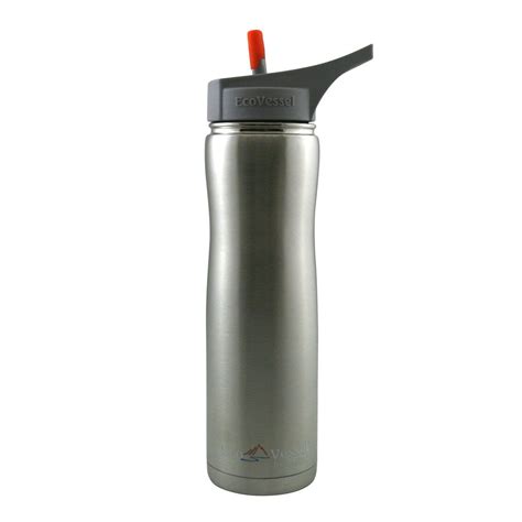 24 Oz Stainless Steel Water Bottle | Triple Insulated | Flip Straw ...