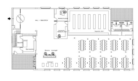 Library Floor Plan Cad - floorplans.click