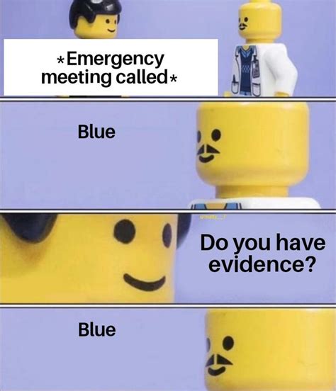 *Blue was not an impostor* | /r/AmongUsMemes | Among Us | Know Your Meme