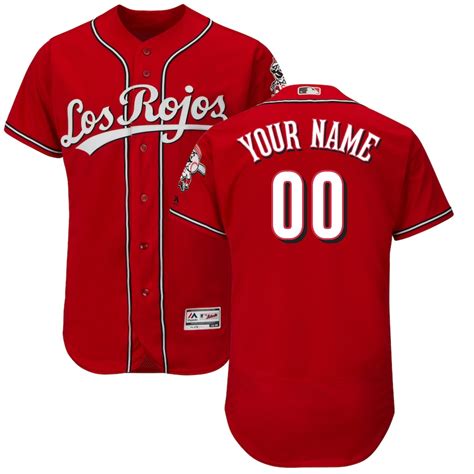 Men's Cincinnati Reds Majestic Red Flexbase Authentic Collection Custom Jersey