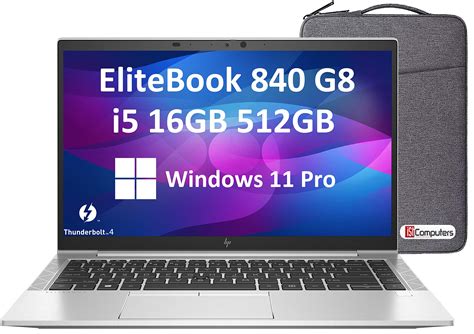 HP EliteBook 840 G8 14 FHD (Intel 4-Core I5-1145G7, 16GB RAM, 512GB ...