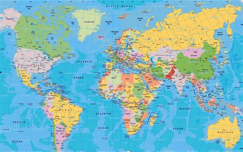 map of the world - Free Large Images