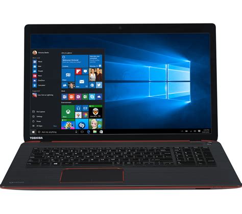 TOSHIBA Qosmio X70-B-10T 17.3" Gaming Laptop - Graphite & Red