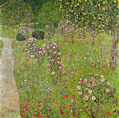 Gustav Klimt, his passion for roses and the garden of his villa in Vienna