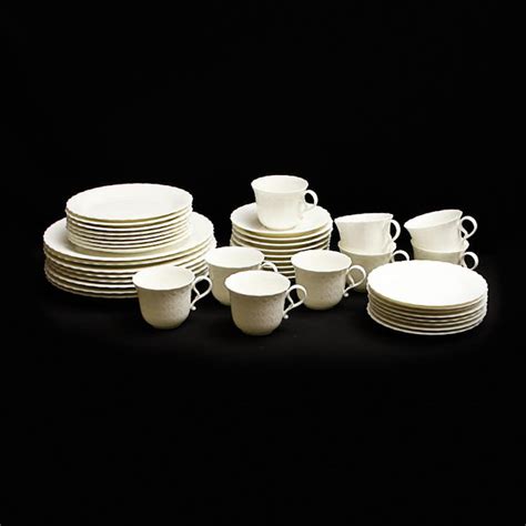 Set of Mikasa "White Silk" Bone China | EBTH