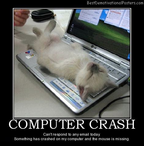 Computer Crash - Demotivational Poster