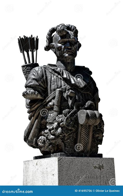 Tecumseh Statue At The United States Naval Academy Stock Photo - Image: 41695756