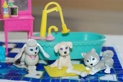 Vintage Littlest Pet Shop Splash Happy Grooming Play Set