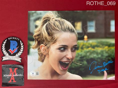 ROTHE_069 - 8x10 Photo Autographed By Jessica Rothe – Mintych Authentics