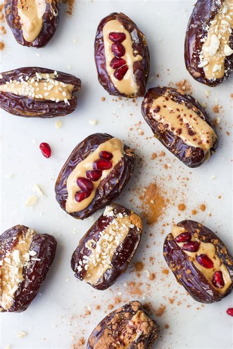 Peanut Butter Stuffed Dates - Healthy Little Foodies