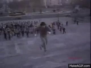 Rocky Runs Up The Stairs -- ORIGINAL on Make a GIF