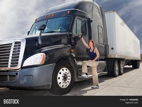 Woman Truck Driver Image & Photo (Free Trial) | Bigstock