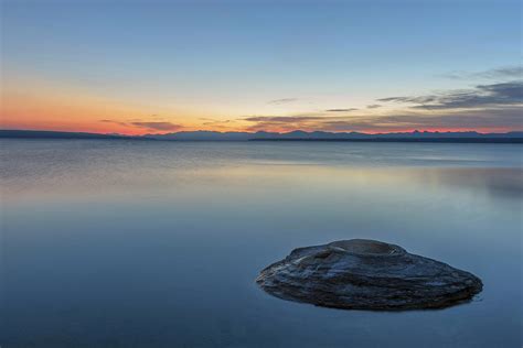 Sunrise Over Yellowstone Lake #1 Photograph by Tom Norring - Pixels