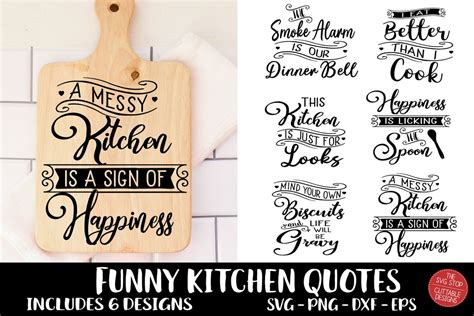 Cutting Board Designs Funny Kitchen Quotes SVG Instant Download ...