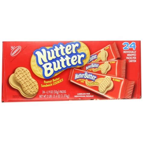 Nabisco Nutter Butter Cookies, 1.9 Ounce (Pack Of 24), 1 unit - Kroger