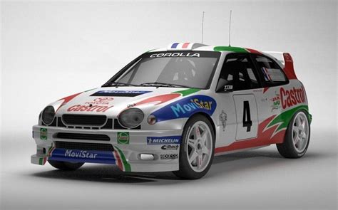 Toyota Corolla WRC 3D model rigged | CGTrader