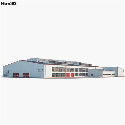 Warehouse 3D model - Architecture on Hum3D