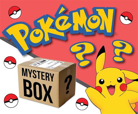 Pokemon Mystery Box Pokemon Surprise Box Personalized Pokemon Box Pokémon Mystery Box Pokemon ...