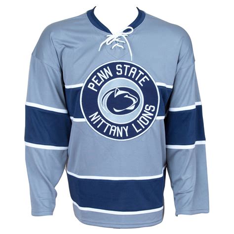 Penn State Hockey Jersey Gray Nittany Lions (PSU)