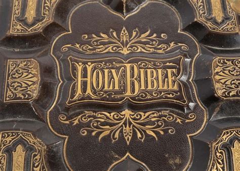 Antique 1873 Holy Bible | EBTH