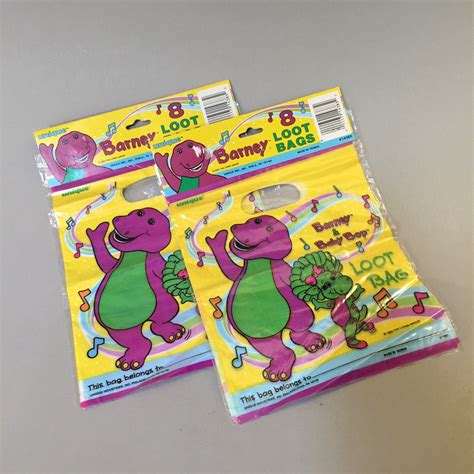 TheJellyJar shared a new photo on Etsy | Barney birthday party, Barney birthday, Themed party ...