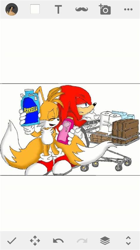 Tails & Knuckles :v (¡FanArt!) | Sonic the Hedgehog Español Amino