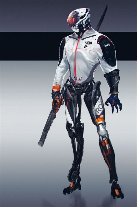 ninja.m, shinku kim | Robot concept art, Sci fi concept art, Character art