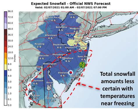 N.J. weather: Final forecasts call for 8 inches of snow in some parts of state - nj.com