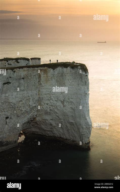 Old Harry Rocks Sunrise Stock Photo - Alamy