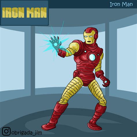 Iron Man (Tony Stark) by ObrigadaJim on DeviantArt