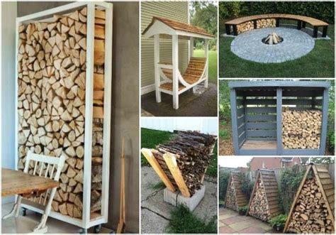 18 Firewood Storage Ideas