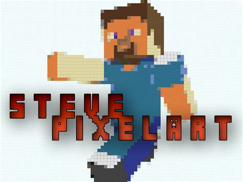 Minecraft steve pixel art - expovar