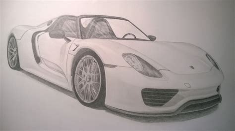 Porsche 918 Spyder Drawing at GetDrawings | Free download