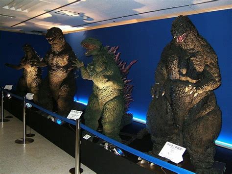 Godzilla Suits on DIsplay (Classic Godzilla Images Image Gallery)