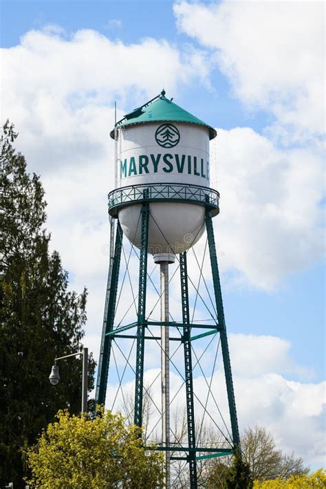 Historic Water Tower in Marysville Washington Editorial Photo - Image ...