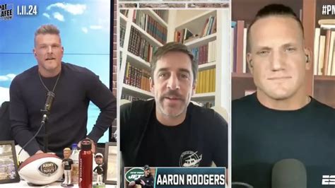 Aaron Rodgers appears on 'Pat McAfee Show' 24 hours after 'final ...