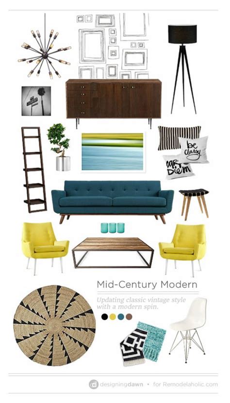 Mid-Century-Modern furniture examples | Стили гостиной, Дизайн интерьера, Квартирные идеи