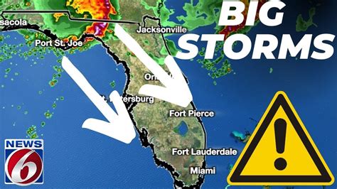 Florida Forecast: Timeline Of Severe Storms - YouTube