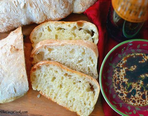 Ciabatta Bread - The Cozy Cook