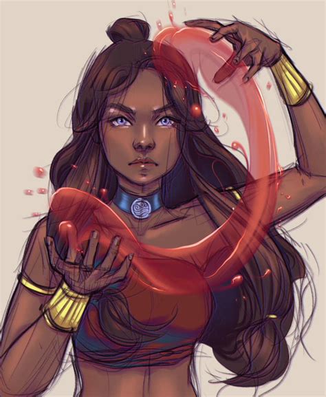 Bloodbending Katara by elisezliu on DeviantArt