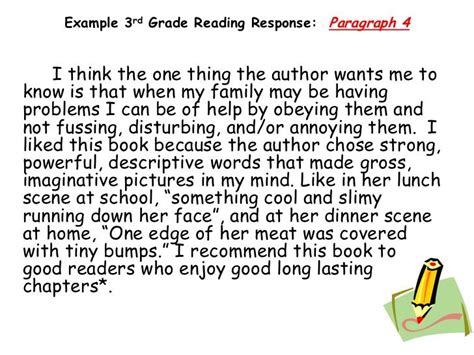 Grade 5 Paragraph Examples