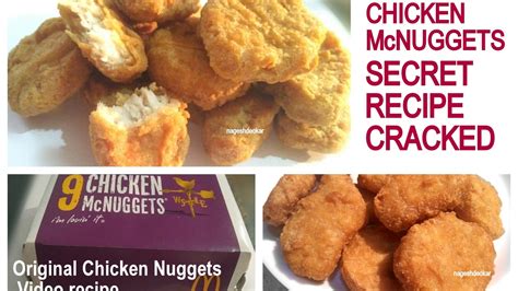 McDonald's Chicken McNuggets Authentic Recipe / How to make mcdonald’s chicken nuggets - YouTube